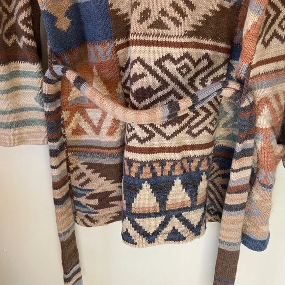 Multicolor Patterned Women's Sweater (Ralph Lauren?) No Tags, size Med/Lg - Picture 11 of 13